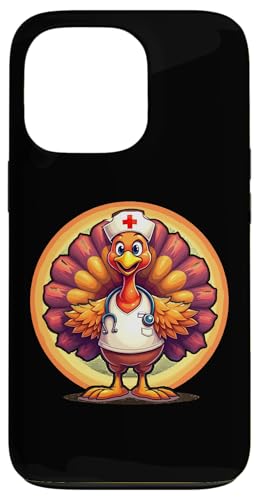 Hülle für iPhone 13 Pro Thanksgiving Nurses RN Turkey Disguised as a Nurse von Thanksgiving For Nurses