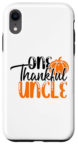 Hülle für iPhone XR Ein dankbarer Erntedankfest der Familie Onkel von Thanksgiving Funny Turkey Day Thankful Family Tees