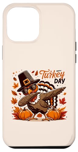 Hülle für iPhone 12 Pro Max Thanksgiving Lustiger Truthahn-Pilger tupfen Fröhlichen Türkei-Tag von Thanksgiving Funny Turkey Pilgrim dabbing tees