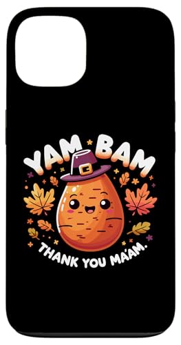 Hülle für iPhone 13 Yam Bam Thank You Ma'am Funny Thanksgiving Spruch von Thanksgiving Happy Tato