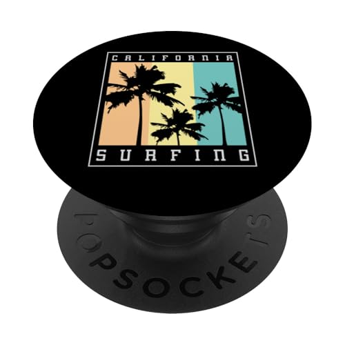 California Surfen PopSockets Klebender PopGrip von The Aqua Cottage