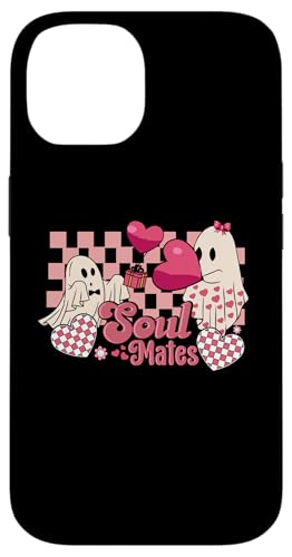 Soul Mates Retro Ghost Valentinstag Hülle für iPhone 14 von The Aqua Cottage