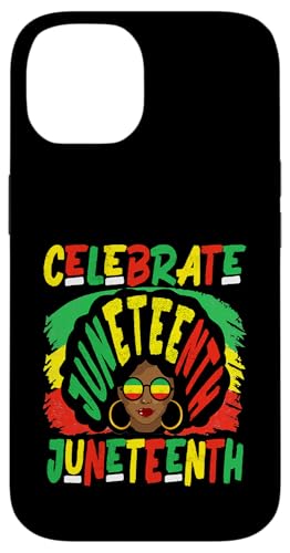 Hülle für iPhone 14 Juneteenth Celebrate 1865 Black History Afrohair Damen von The Black History Store