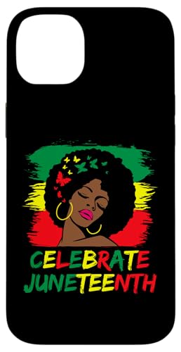 Hülle für iPhone 14 Plus Juneteenth Celebrate 1865 Black History Afrohair Damen von The Black History Store