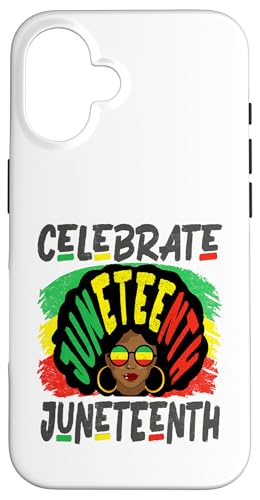 Hülle für iPhone 16 Juneteenth Celebrate 1865 Black History Afrohair Damen von The Black History Store