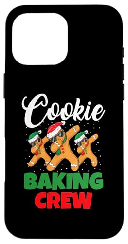 Hülle für iPhone 16 Pro Max Cookie Baking Crew Dabbing Lebkuchenmänner Weihnachtsmützen von The Christmas Apparel Store