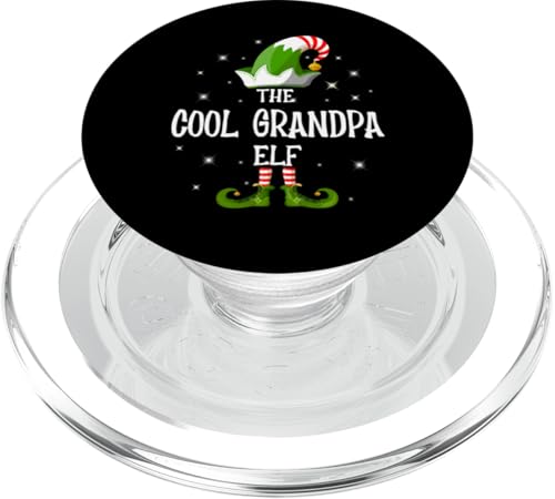 The Cool Grandpa Elf Family Matching Group Christmas PopSockets PopGrip für MagSafe von The Christmas Elf Family Holiday I'm The Elf