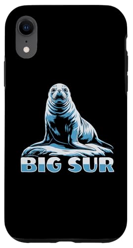 Hülle für iPhone XR Big Sur California Retro Harbor Seal von The Cosmic Chop by Giant Step