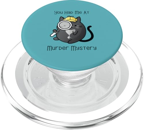 Du hattest mich bei Murder Mystery - Cute Detective Cozy Mystery PopSockets PopGrip für MagSafe von The Cozy Mystery Company