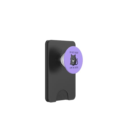 Ich bin nicht herrisch. Ich bin der BOSS - Cozy Mystery Cat PopSockets PopWallet für MagSafe von The Cozy Mystery Company