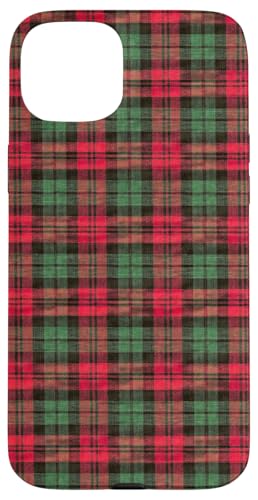 Hülle für iPhone 15 Plus Niedliches kariertes Weihnachts-Tartan-Muster von The Cozy Tartan Holiday Pavilion