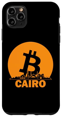 Hülle für iPhone 11 Pro Max Kairo Bitcoin Maximalist - Bitcoin Kairo Skyline von The Crazy Cyber Bitcoin Art Store