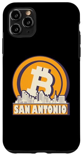 Hülle für iPhone 11 Pro Max San Antonio Bitcoin Maximalist von The Crazy Cyber Bitcoin Art Store