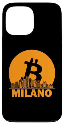 Hülle für iPhone 13 Pro Max Mailänder Bitcoin-Maximalist - Bitcoin Mailänder Skyline von The Crazy Cyber Bitcoin Art Store