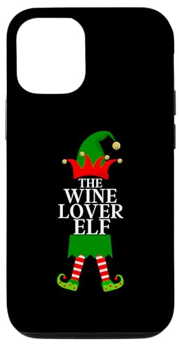 Hülle für iPhone 15 Pro The Wine Lover Elf — Lustiges passendes Weihnachtsfest für die ganze Familie von The Elf's Wardrobe