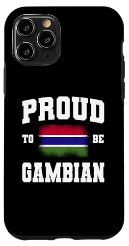 Hülle für iPhone 11 Pro Stolz darauf, gambische Wurzeln zu sein, die in Gambia Erbe geboren wurden von The Gambia Flag Gambian Flag Pride