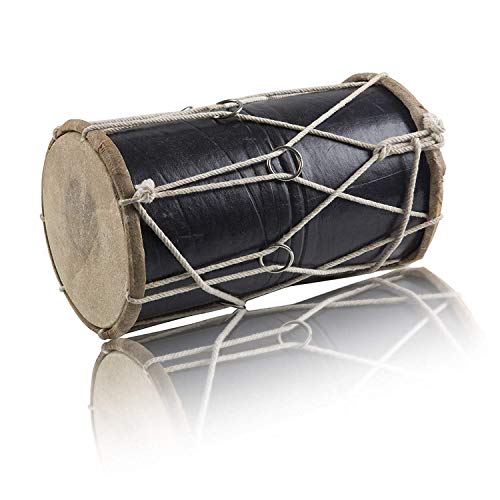 Handmade Wooden & Leather Classical Indian Folk Tabla Drum Set Hand Percussion Drums World Musical Instruments Punjabi Dhol Dholak Dholki Fun For All Birthday Housewarming Gift Ideas von The Great Indian Bazaar