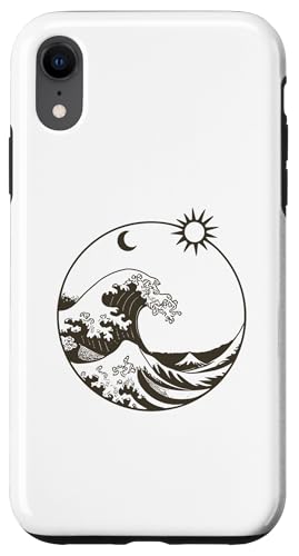 The Great Wave Kanagawa Retro 80er 90er Kanagawa Wave Japanese Hülle für iPhone XR von The Great Wave off Kanagawa - Otaku Harajuku Tees