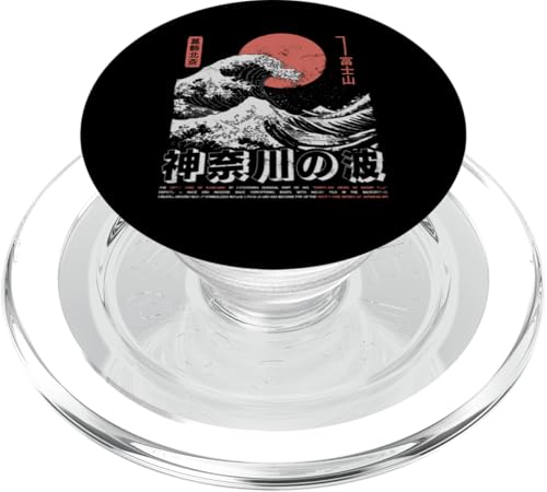 The Great Wave Kanagawa Retro 90s Otaku Harajuku Japanisch PopSockets PopGrip für MagSafe von The Great Wave off Kanagawa - Otaku Harajuku Tees