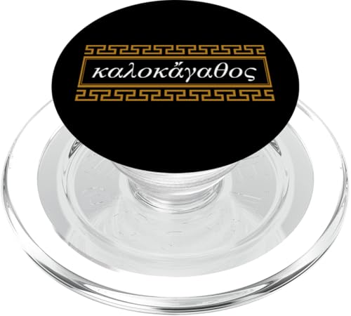 Kalos Kagathos Kalokagathos Good Person Griechisches Wort PopSockets PopGrip für MagSafe von The Greek American