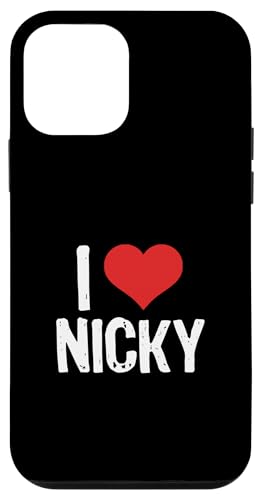 Hülle für iPhone 12 mini Ich liebe Nicky von The "I Love Everything" Shop