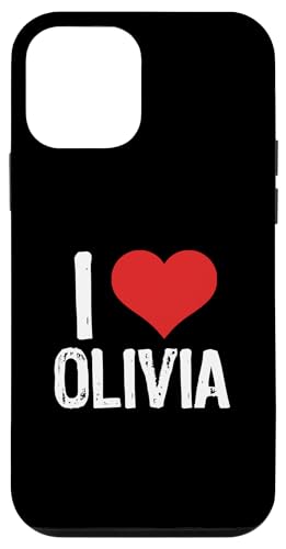 Hülle für iPhone 12 mini Ich liebe Olivia von The "I Love Everything" Shop