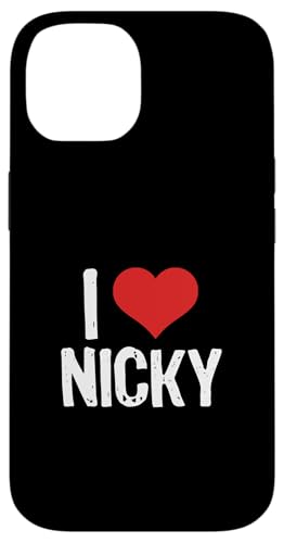 Hülle für iPhone 14 Ich liebe Nicky von The "I Love Everything" Shop