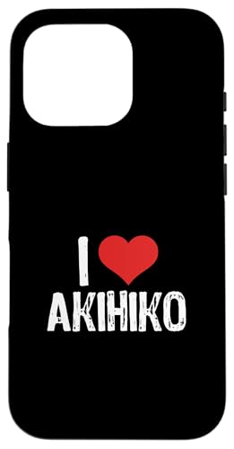 Hülle für iPhone 16 Pro Ich liebe Akihiko von The "I Love Everything" Shop