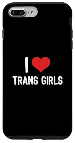 Hülle für iPhone 7 Plus/8 Plus Ich liebe Trans-Mädchen von The "I Love Everything" Shop