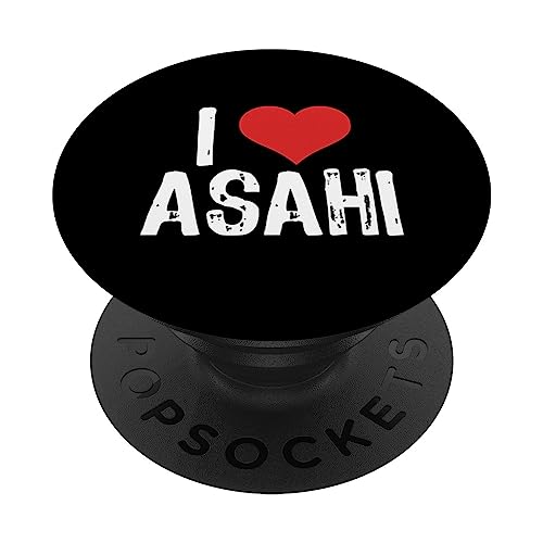 Ich liebe Asahi PopSockets Klebender PopGrip von The "I Love Everything" Shop