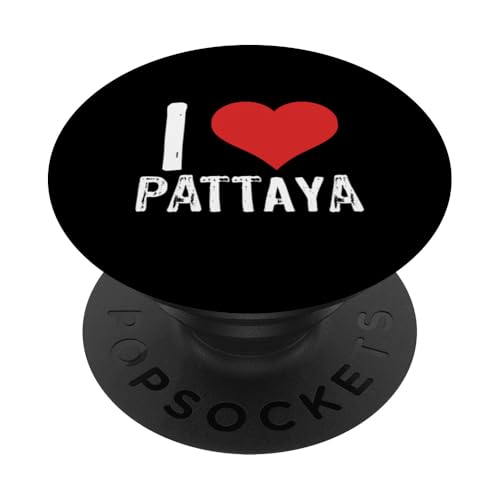 Ich liebe Pattaya PopSockets Klebender PopGrip von The "I Love Everything" Shop