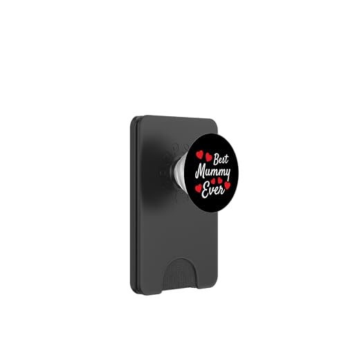 "Best Mummy Ever" – Muttertagsgeschenk – niedliches Design für Mütter PopSockets PopWallet für MagSafe von The Motherly Hugs Store