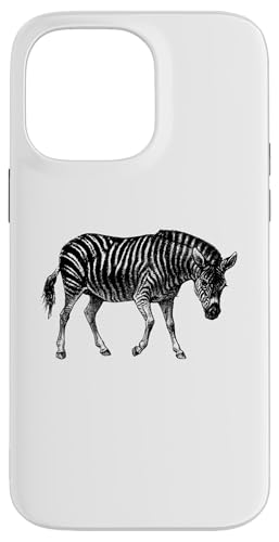 Hülle für iPhone 14 Pro Max Afrikanischer Zebra von The New Antique