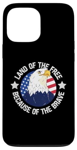 Hülle für iPhone 13 Pro Max USA Eagle Land der Freien Wegen der Mutigen von The Patriotic American Store