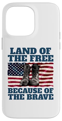 Hülle für iPhone 14 Pro Max Land der Freien: Wegen des Brave Memorial Veterans Day von The Patriotic American Store