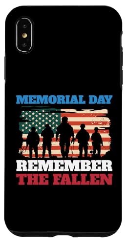 Memorial Day Remember the Fallen USA Flag Soldaten Patriotic Hülle für iPhone XS Max von The Patriotic American Store