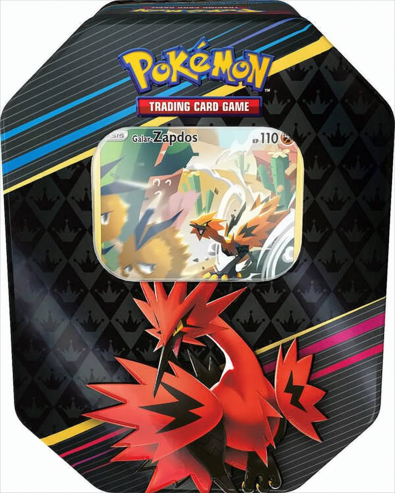 Pokemon Cards SWSH12.5 Tin Galar-Zapdos von The Pokemon Company