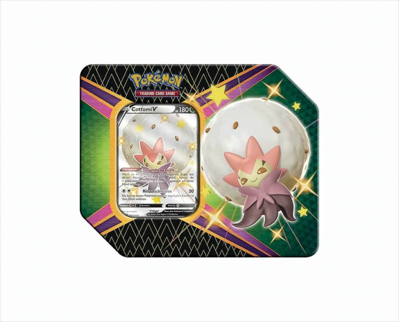 Pokemon Tin-Box 1 Shiny Cottomi-V Deutsche Ausgabe von The Pokemon Company