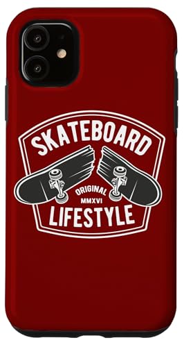 Hülle für iPhone 11 Retro-Skateboard-Lifestyle von The Retro Style Store