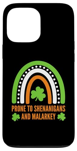 Hülle für iPhone 13 Pro Max Anfällig für Shenanigans und Malarkey Rainbow – St. Patrick's Day von The Shenanigans Store