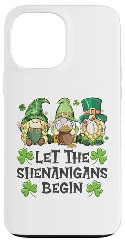 Hülle für iPhone 13 Pro Max Let The Shenanigans Begin Irish Gnomes - St. Patrick's Day von The Shenanigans Store