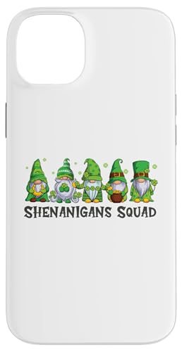 Hülle für iPhone 14 Plus Shenanigans Squad Irish Gnomes Clover - St. Patricks Day von The Shenanigans Store