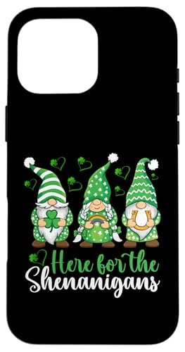 Hülle für iPhone 16 Pro Max Here for the Shenanigans Irish Gnomes - St. Patricks Day von The Shenanigans Store