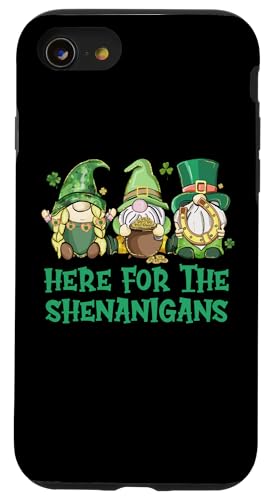 Hülle für iPhone SE (2020) / 7 / 8 Here for the Shenanigans Irish Gnomes - St. Patricks Day von The Shenanigans Store