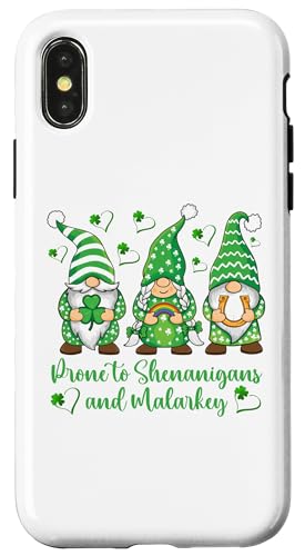 Hülle für iPhone X/XS Anfällig für Shenanigans und Malarkey Zwerge – St. Patrick's Day von The Shenanigans Store