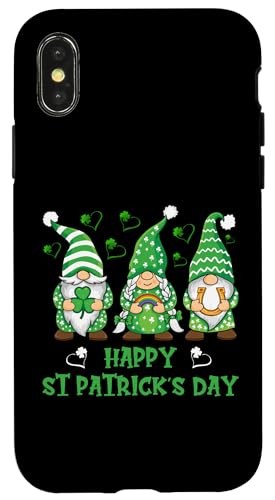 Hülle für iPhone X/XS Happy St. Patrick's Day Irish Gnomes von The Shenanigans Store