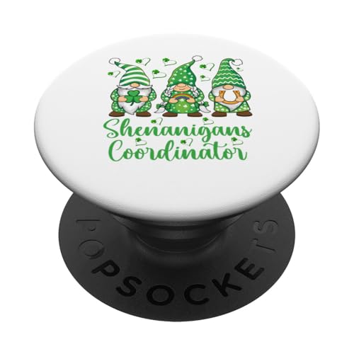 Shenanigans Koordinator Irish Gnomes – St. Patricks Day PopSockets Klebender PopGrip von The Shenanigans Store