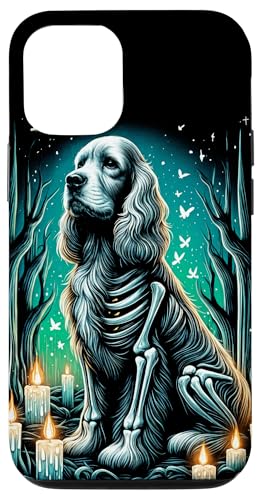 Hülle für iPhone 13 Pro Cooles Cocker Spaniel Hund Skelett Halloween Hund Mama Papa von The Skeleton Dogs Halloween Art Store