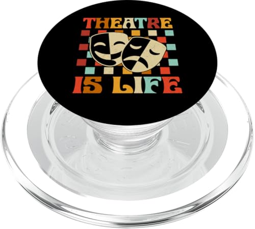 Theatre Is Life PopSockets PopGrip für MagSafe von Theater Geschenke Festspielhaus Schauspielhaus