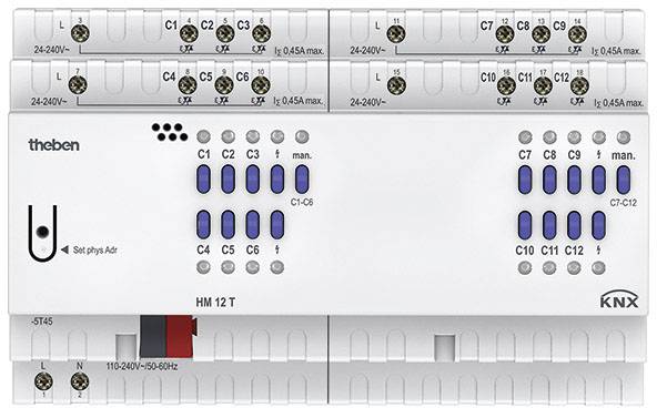 THEB KNX Heizungsaktor HM 12 T KNX 12-fach von Theben AG